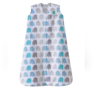 Halo SleepSack Micro Fleece Blue Elephant Print XL 18 24M